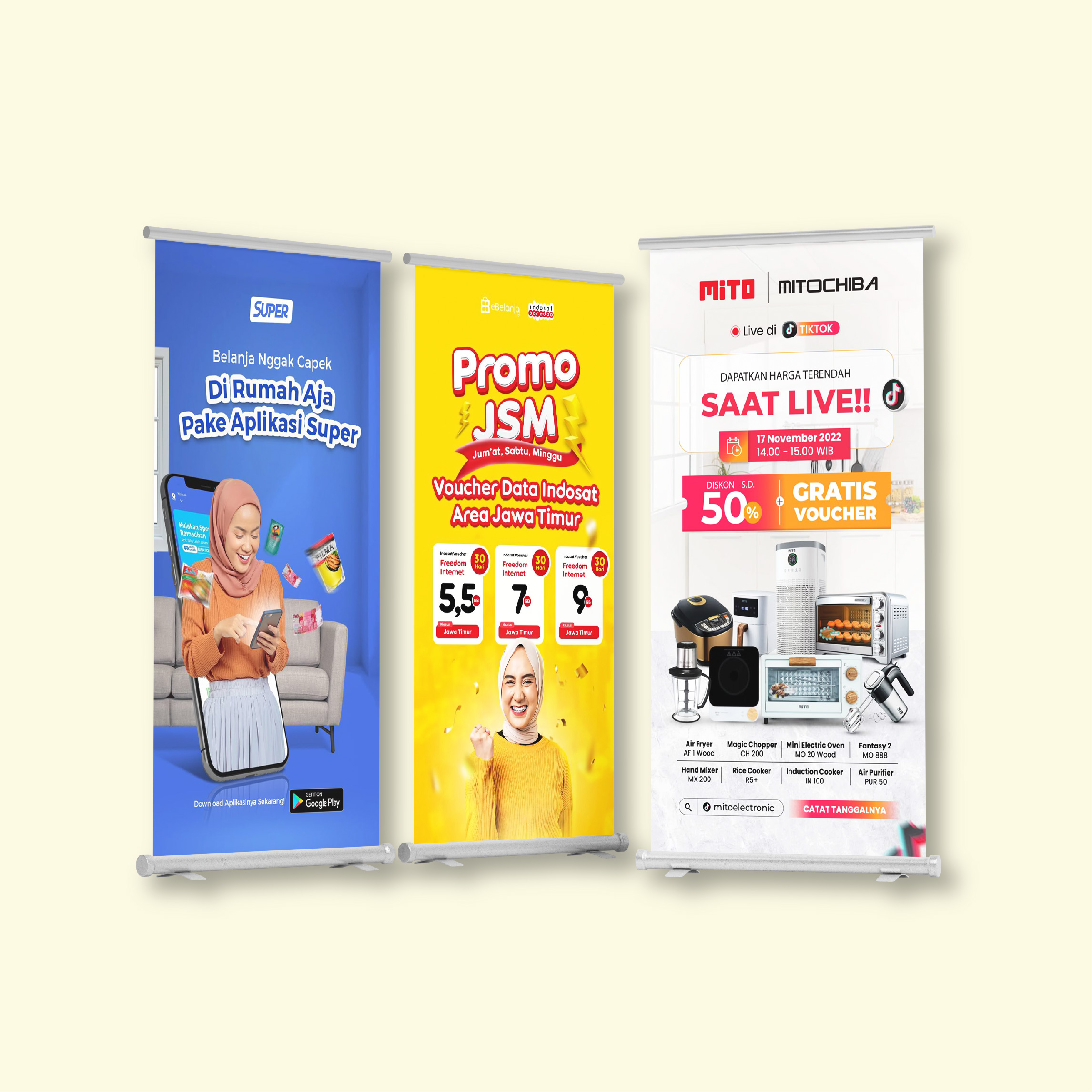 Roll Up Banner 60x160 Albatros 210gr