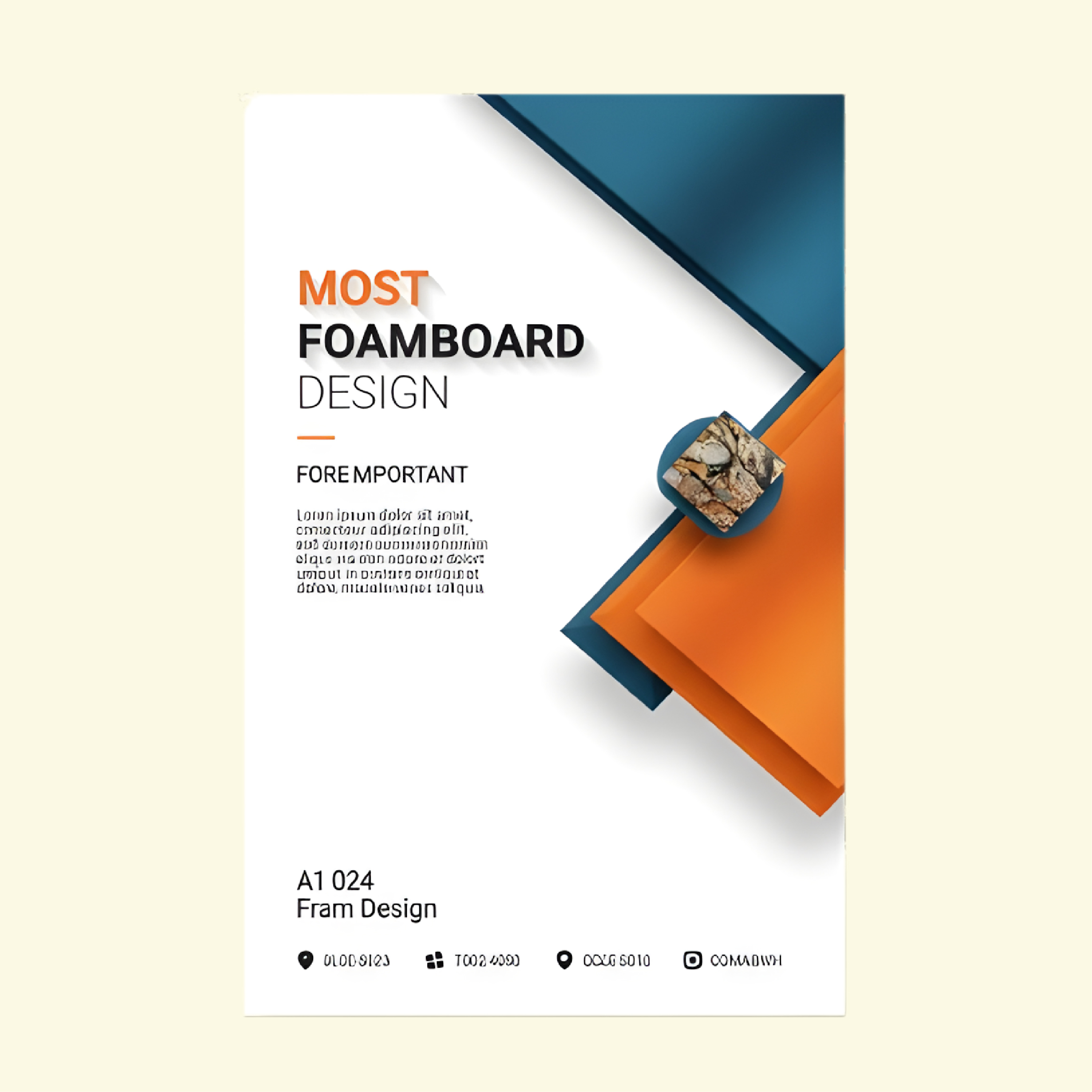 Poster Foamboard A1